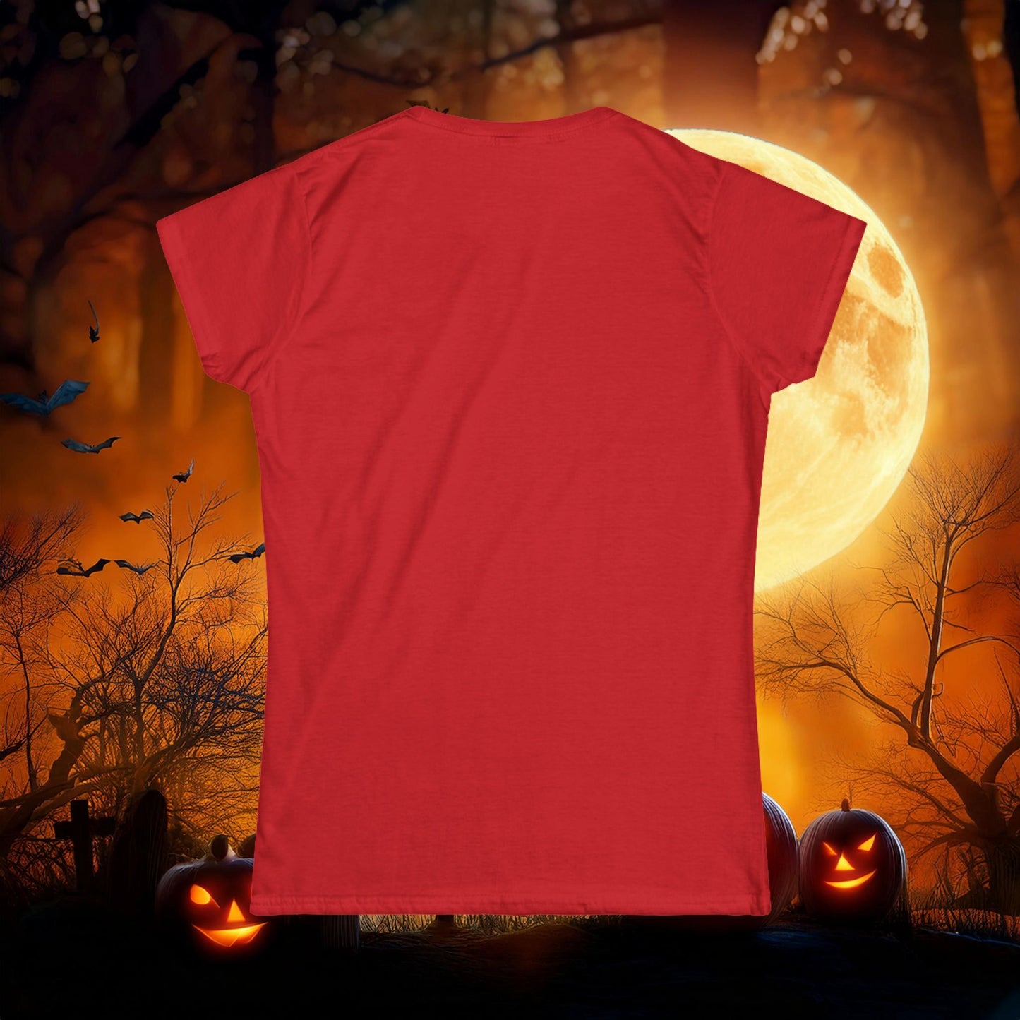 Trick or Treat Cat Women's Softstyle Tee