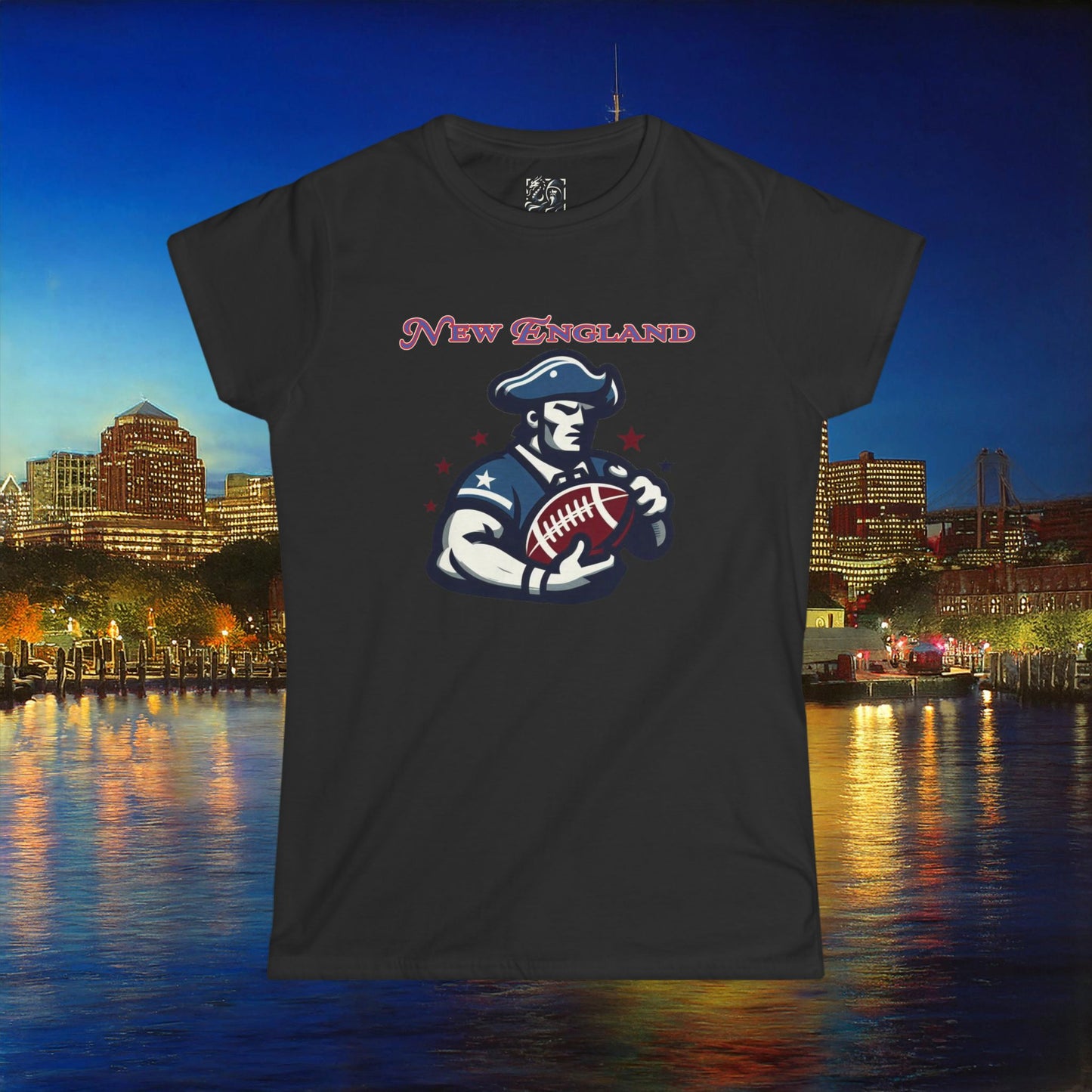 New England Football Women's Softstyle Tee
