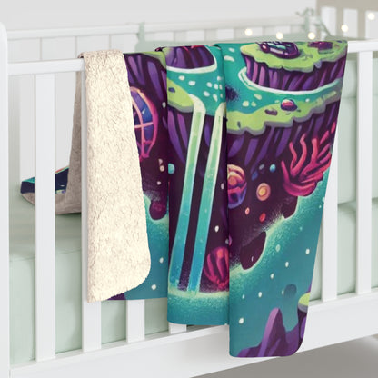 Another Dimension Sherpa Fleece Blanket