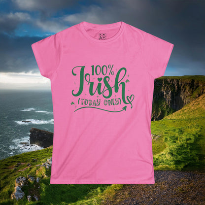 100% Irish Women's Softstyle Tee