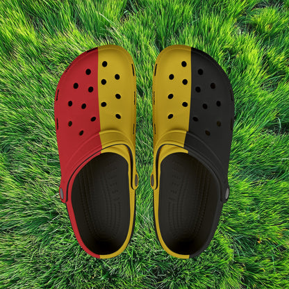 The Belgian Flag Foam Clogs
