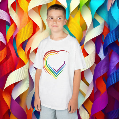Rainbow Heart Kids Tee