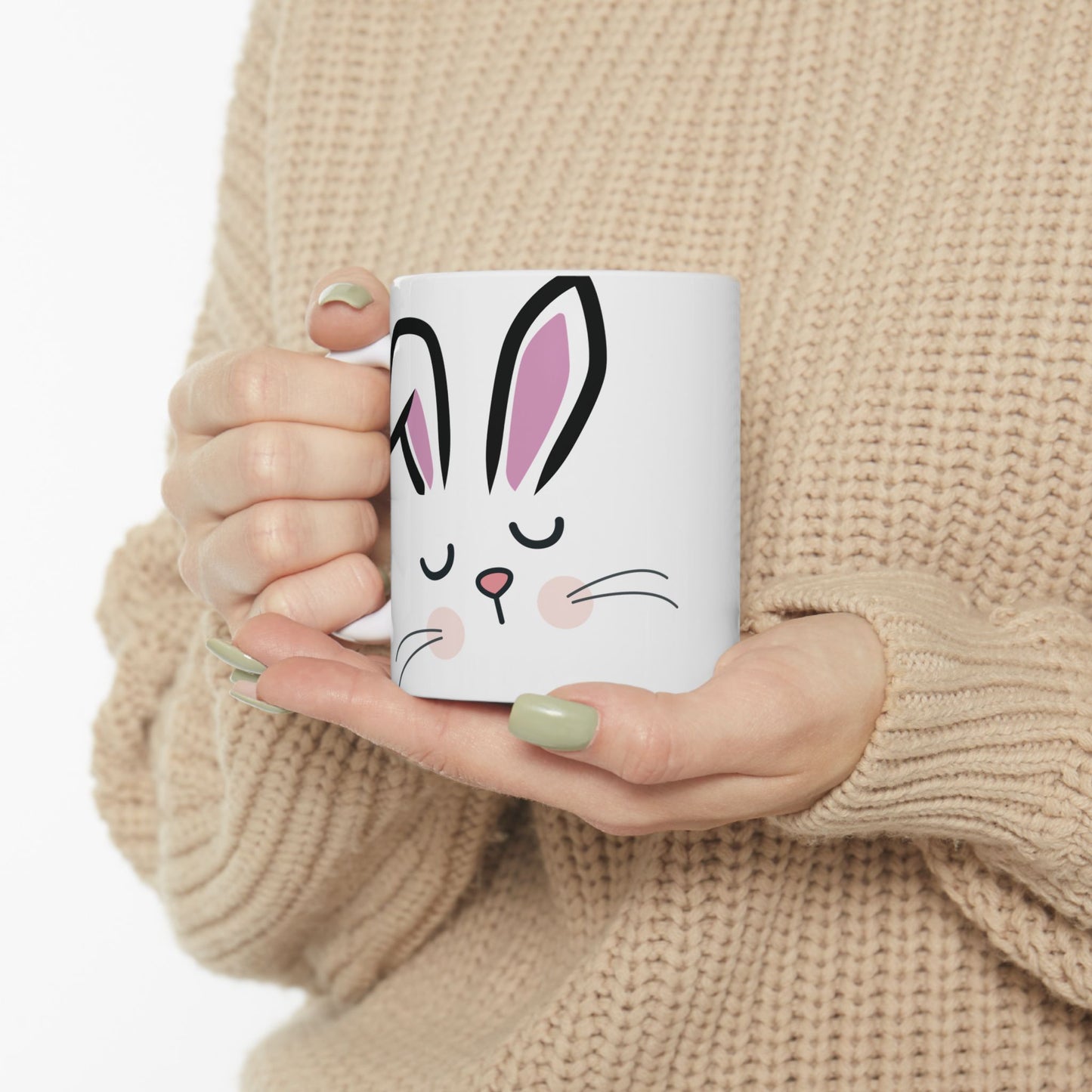 Bunny Face Ceramic Mug (11oz/15oz)