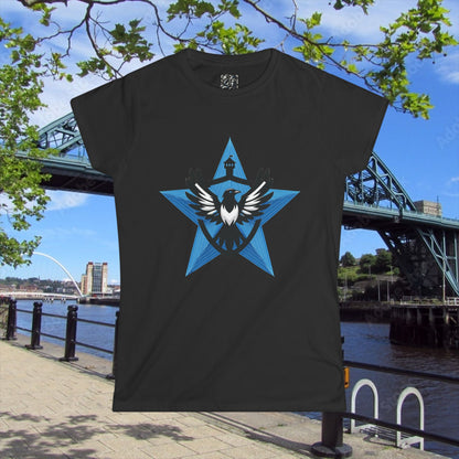 Newcastle United Blue Star Mags Women's Softstyle Tee