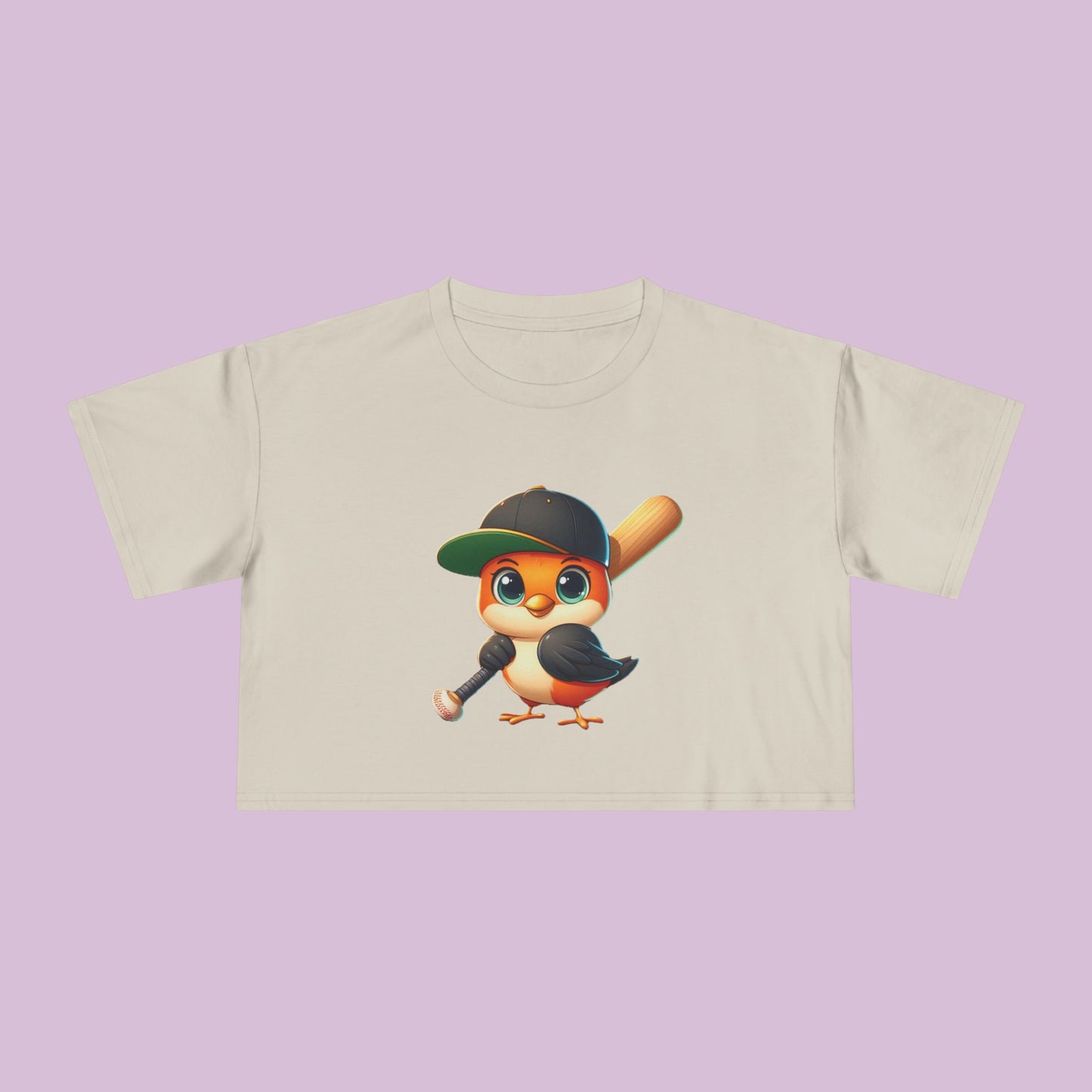 Baltimore Baseball Little Oriole Women's Crop Tee