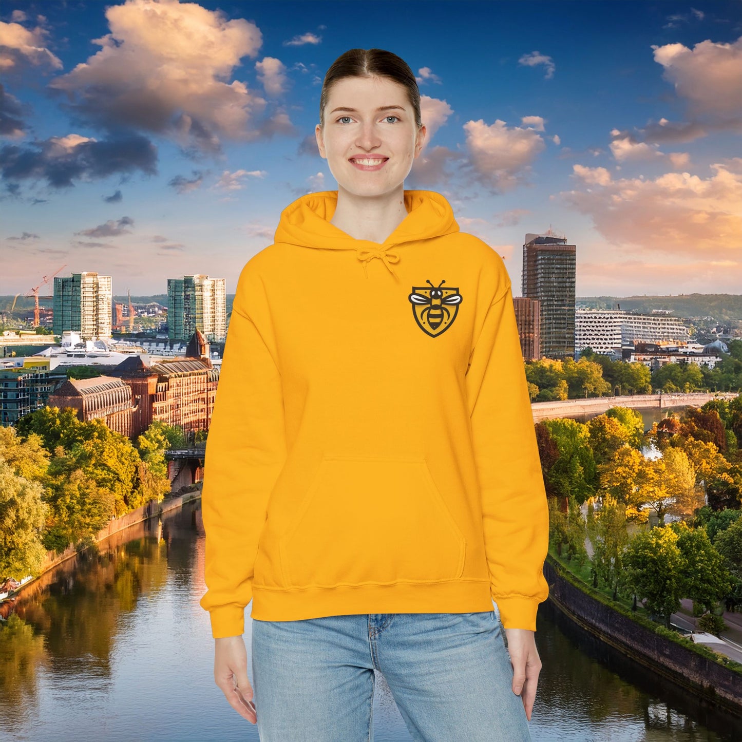 Dortmund Bundesflagge Wall Hoodie