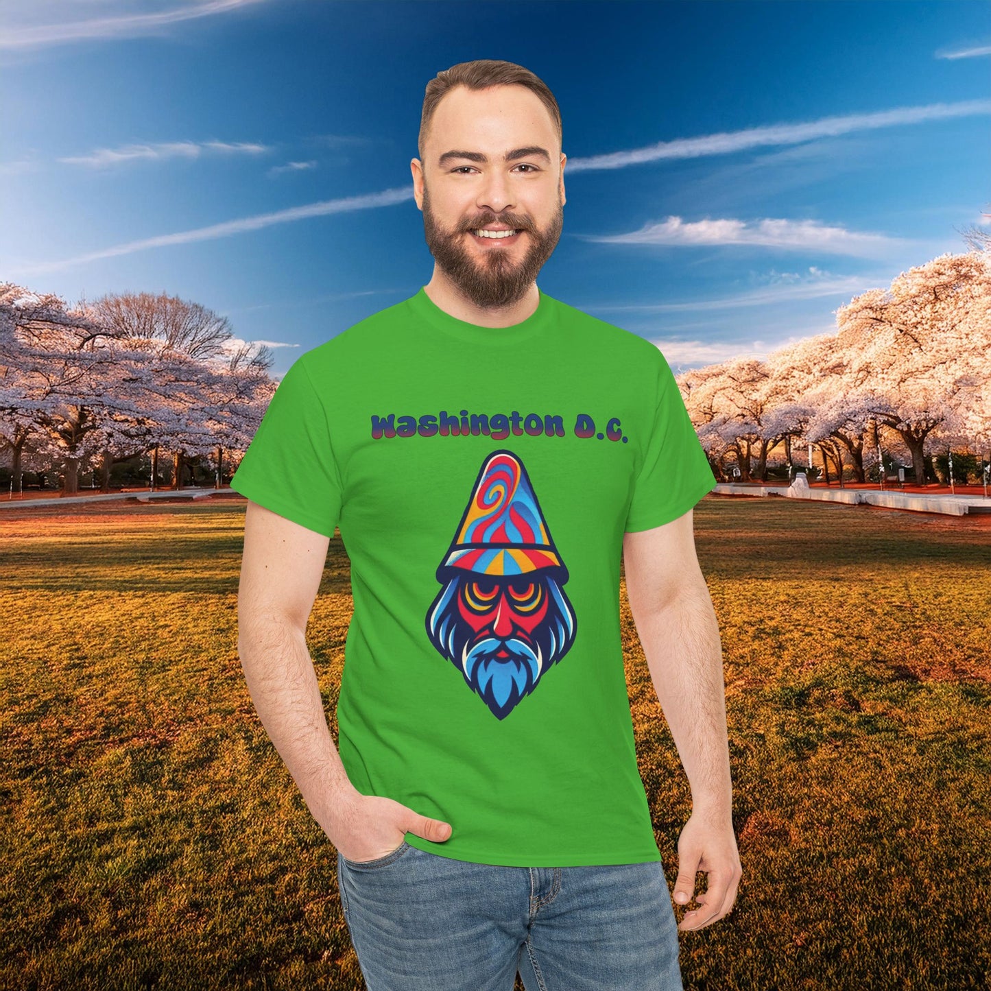 Washington D.C. Psychedelic Wizard Tee