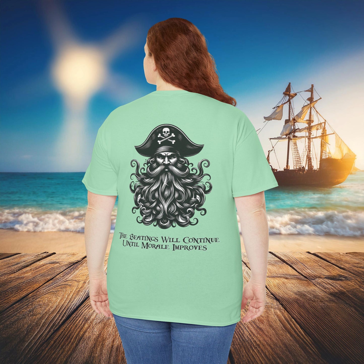 Pirate "Beatings Will Continue" Tee