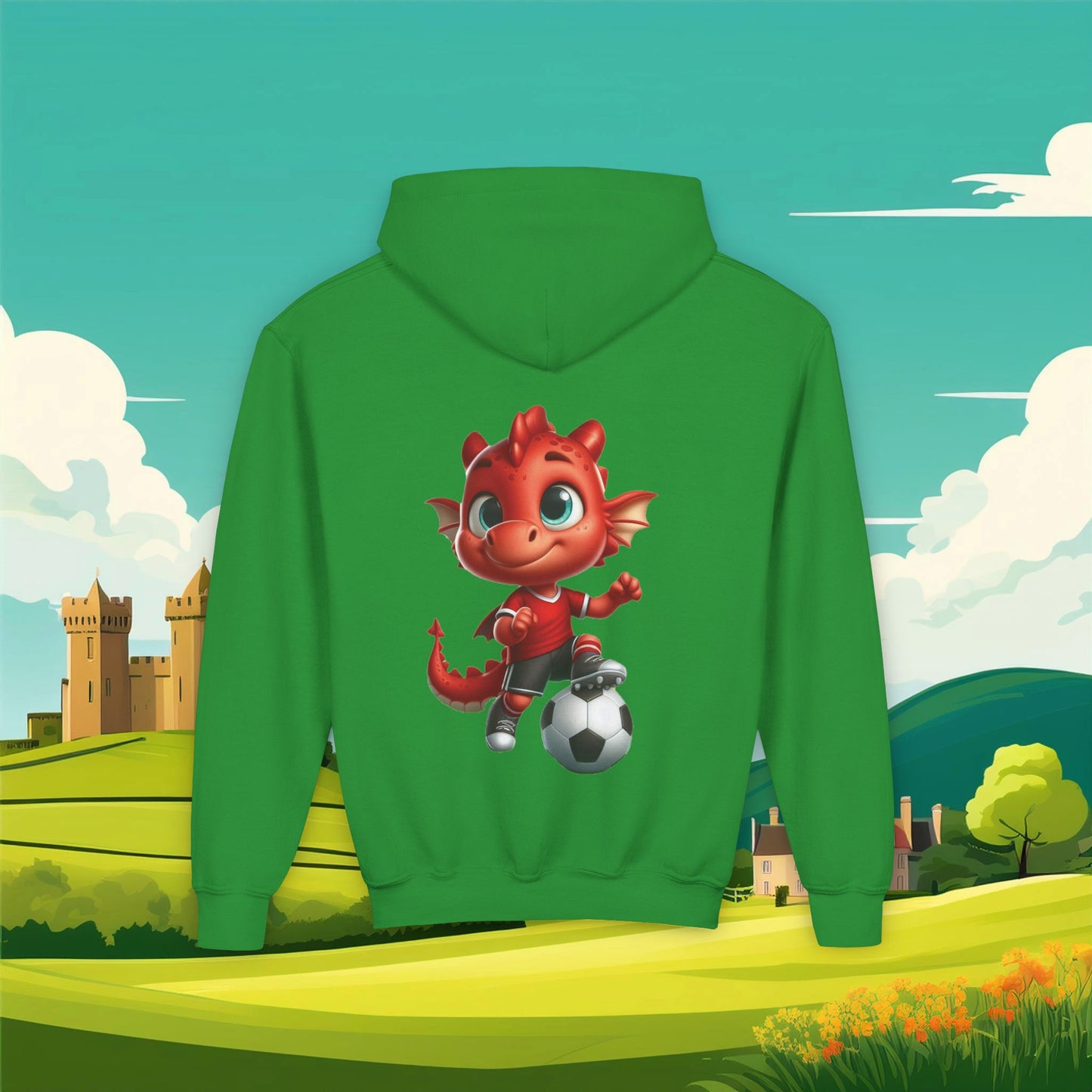 Wrexham Little Red Dragon Youth Hoodie