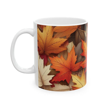 Autumn Leaves Ceramic Mugs (11oz\15oz)