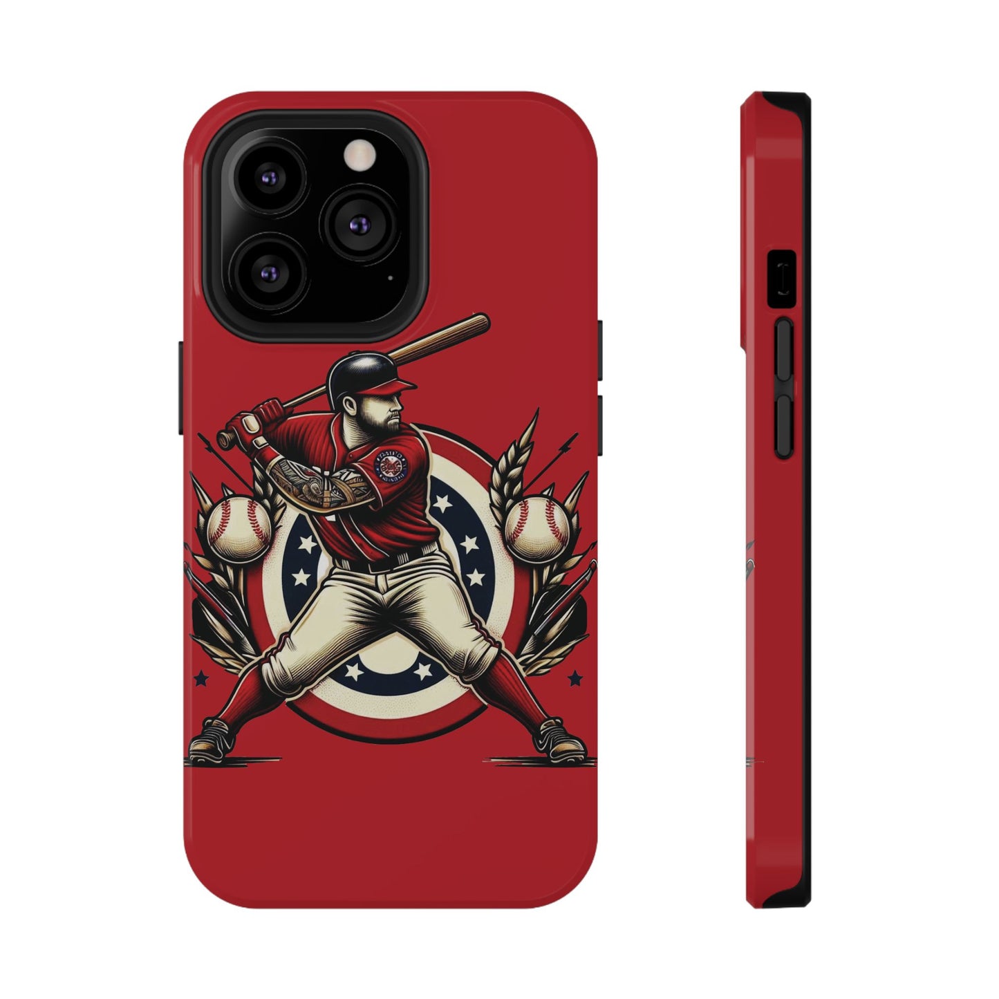 Washington Baseball At Bat Impact-Resistant Cases