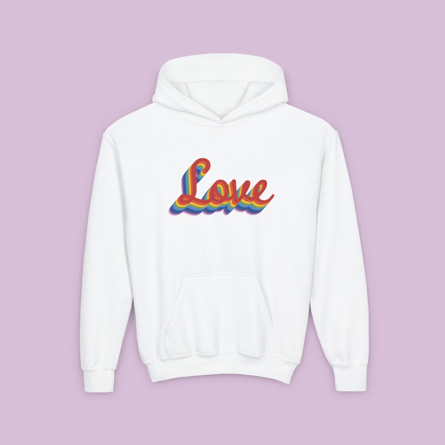 Rainbow Love Youth Hoodie