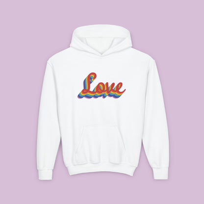 Rainbow Love Youth Hoodie