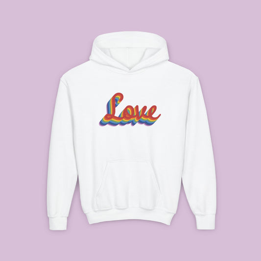 Rainbow Love Youth Hoodie