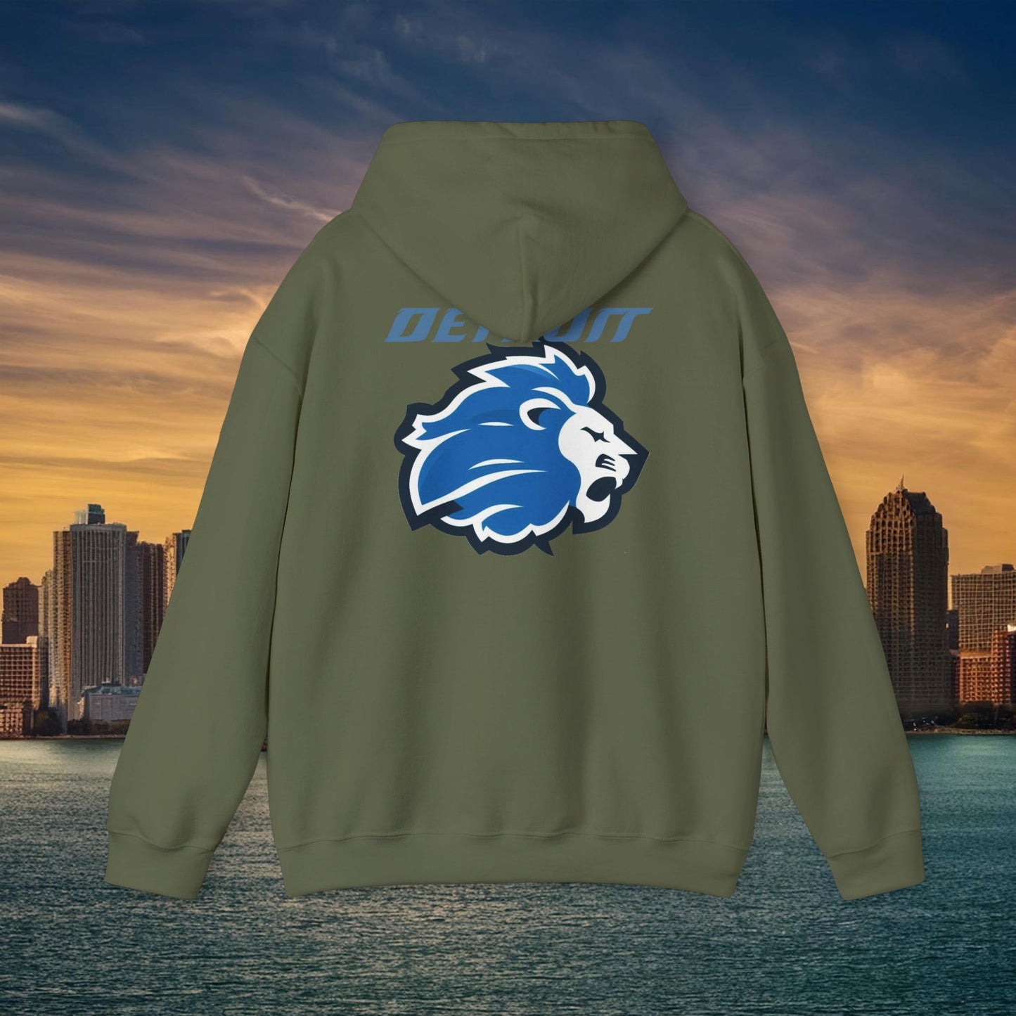 Detroit Football Logo Hoodie