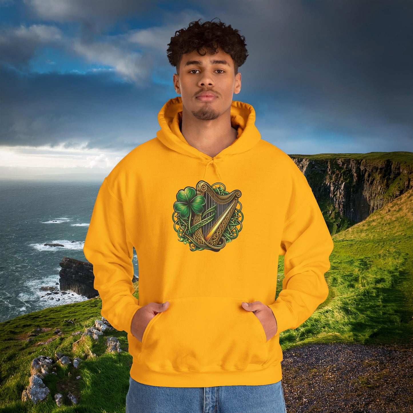 Irish Harp Hoodie