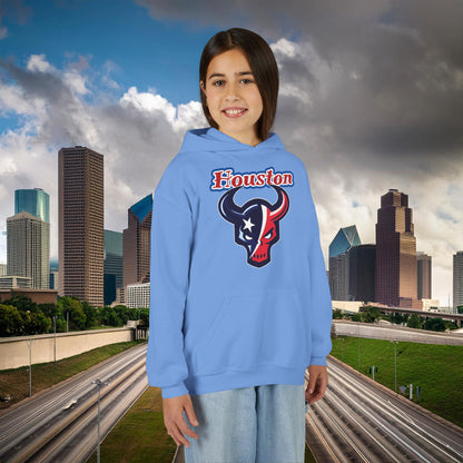 Houston Skull Youth Hoodie