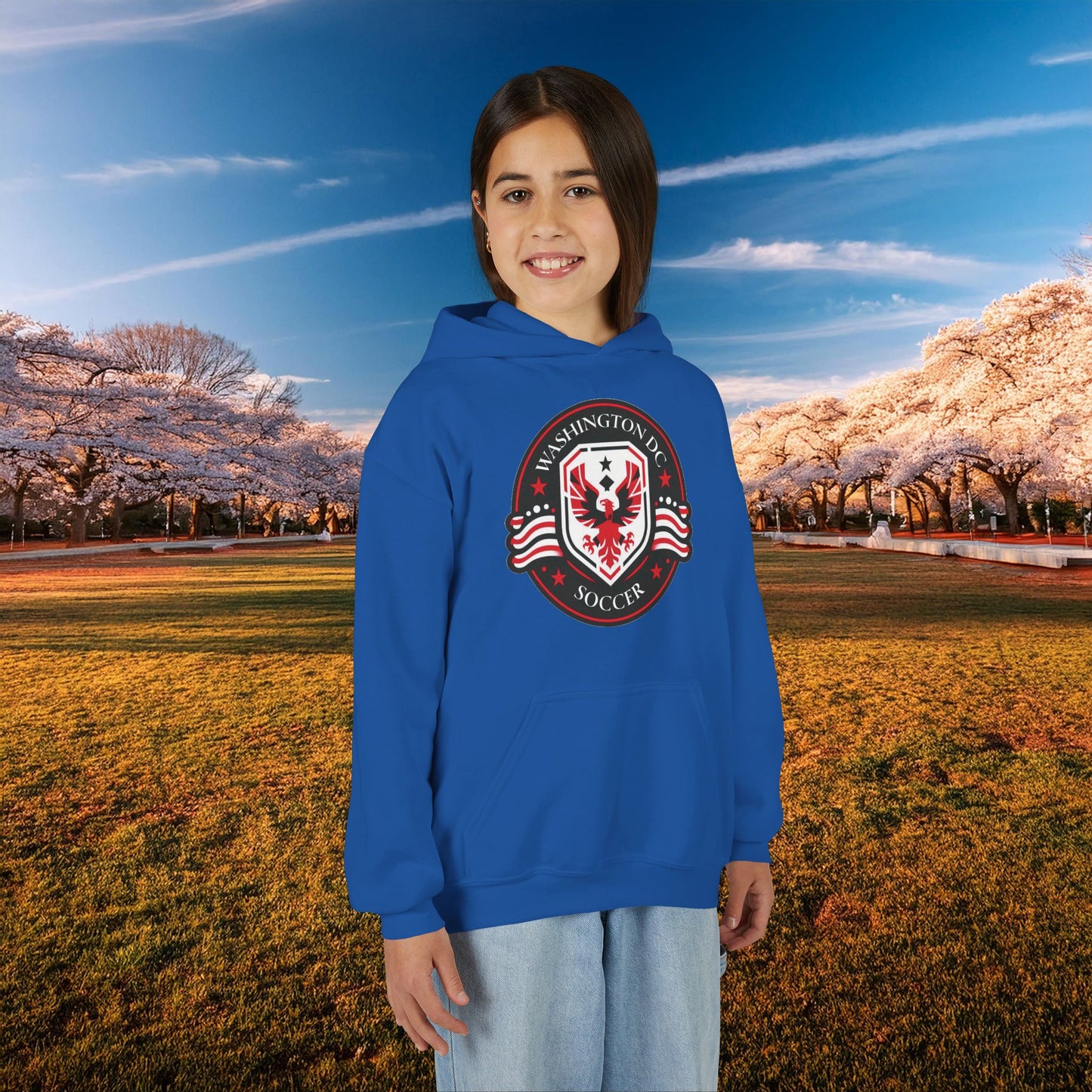 DC United Crest Youth Hoodie