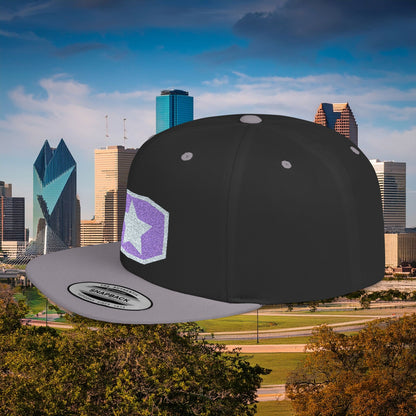 Dallas D Flat Bill Snapback with Star