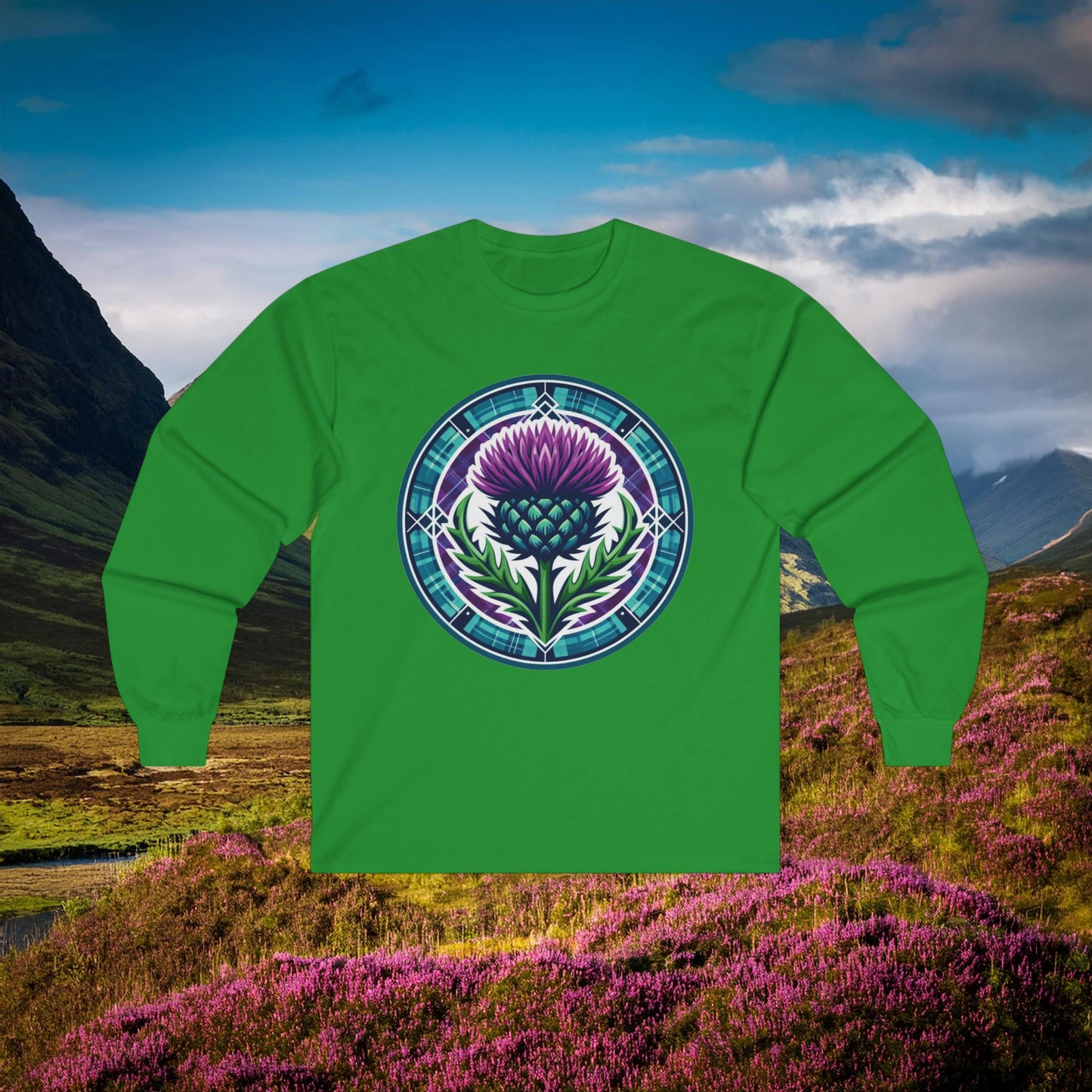 Scottish Thistle Long Sleeve Tee