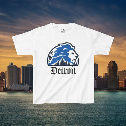Detroit Football Skyline Kids Tee
