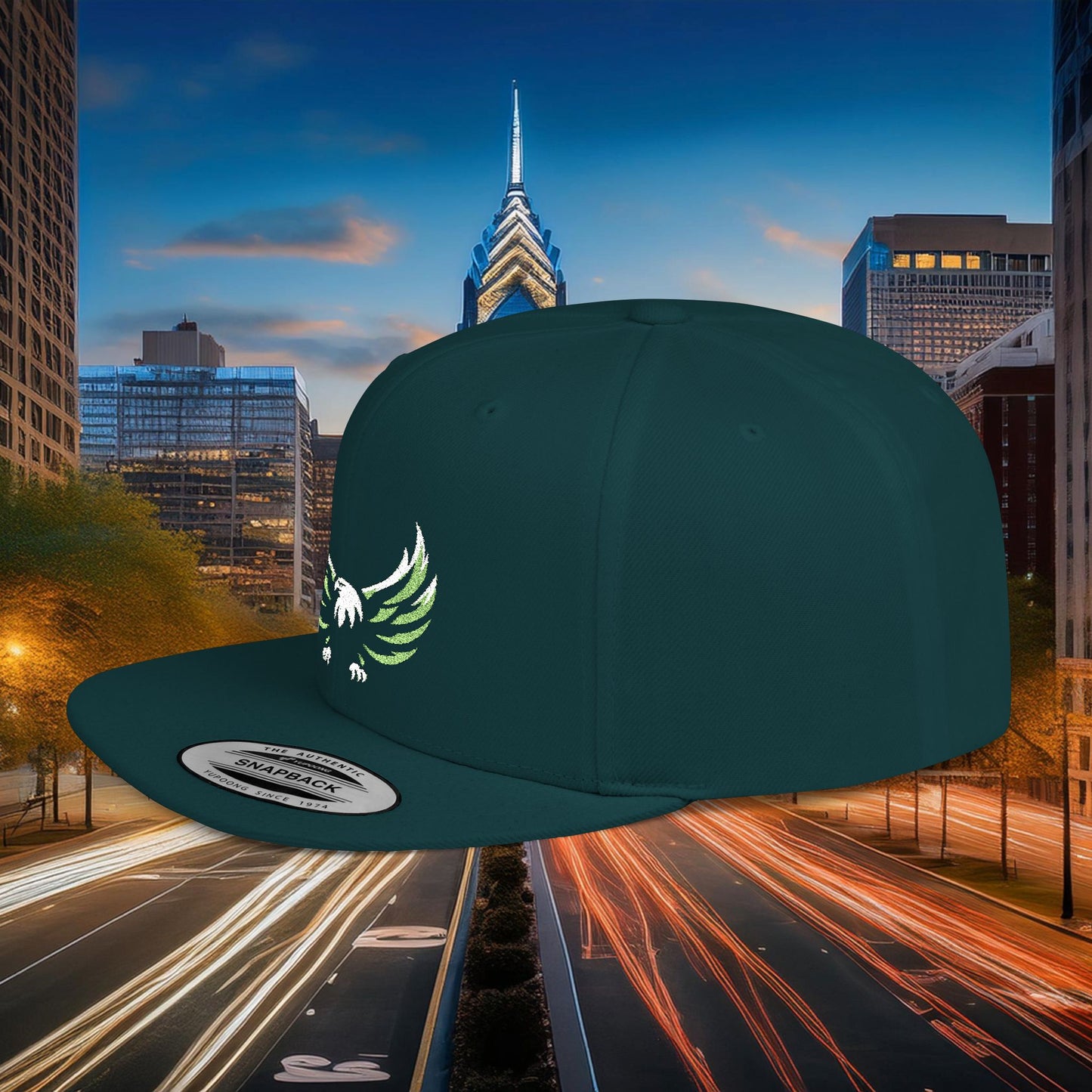Philadelphia Eagles Logo Flat Bill Snapback