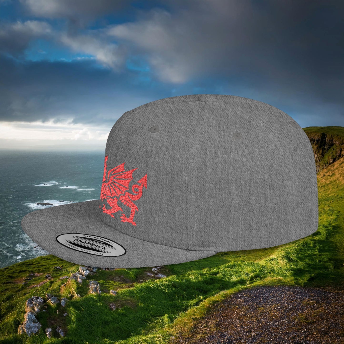The Welsh Dragon Flat Bill Snapback