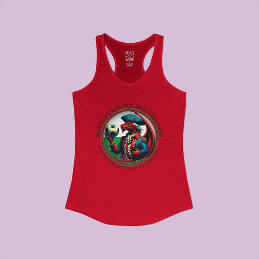 Revolutionary Red Dragons Crest Women's Racerback Tank - Alternative