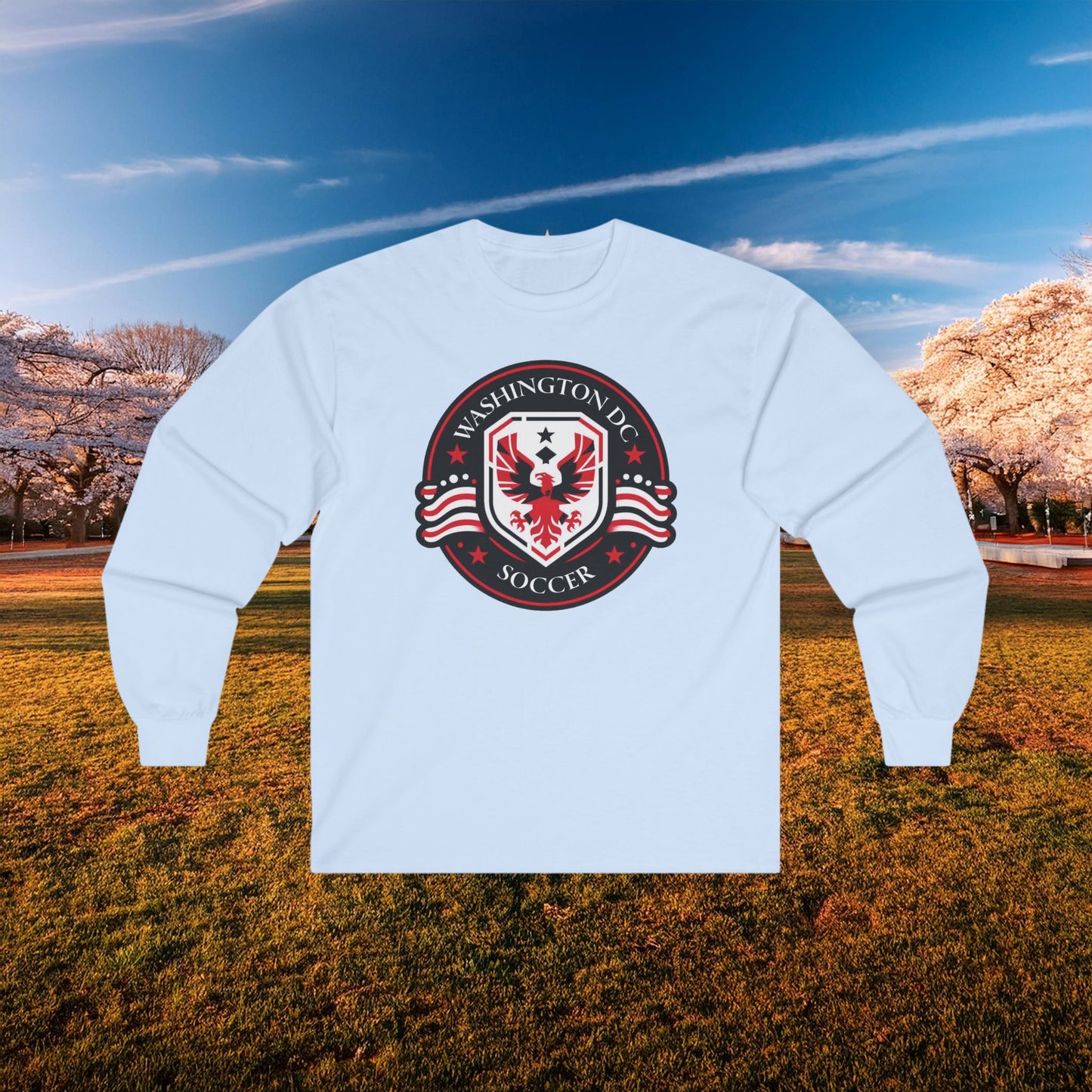 DC United Crest Long Sleeve Tee