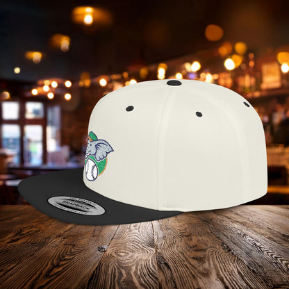 A's Elephant Flat Bill Snapback
