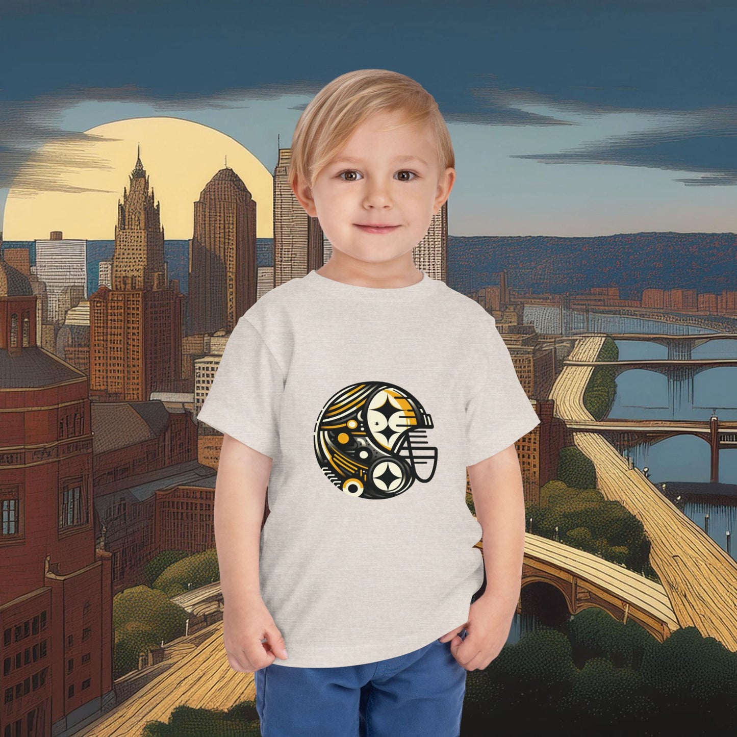 Pittsburgh Football Crest Toddler Tee
