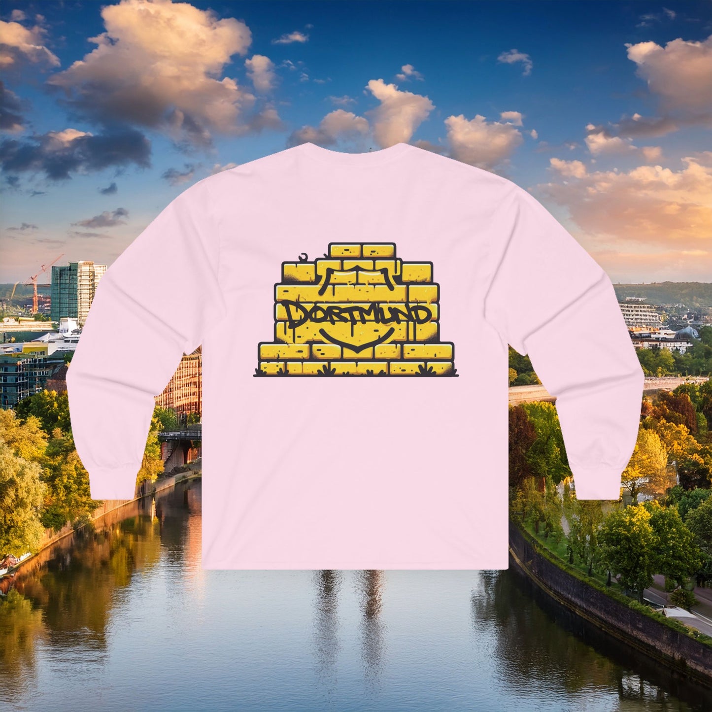 Dortmund Yellow Wall Long Sleeve Tee