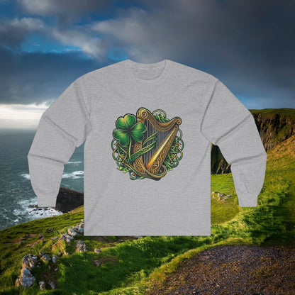 Irish Harp Long Sleeve Tee