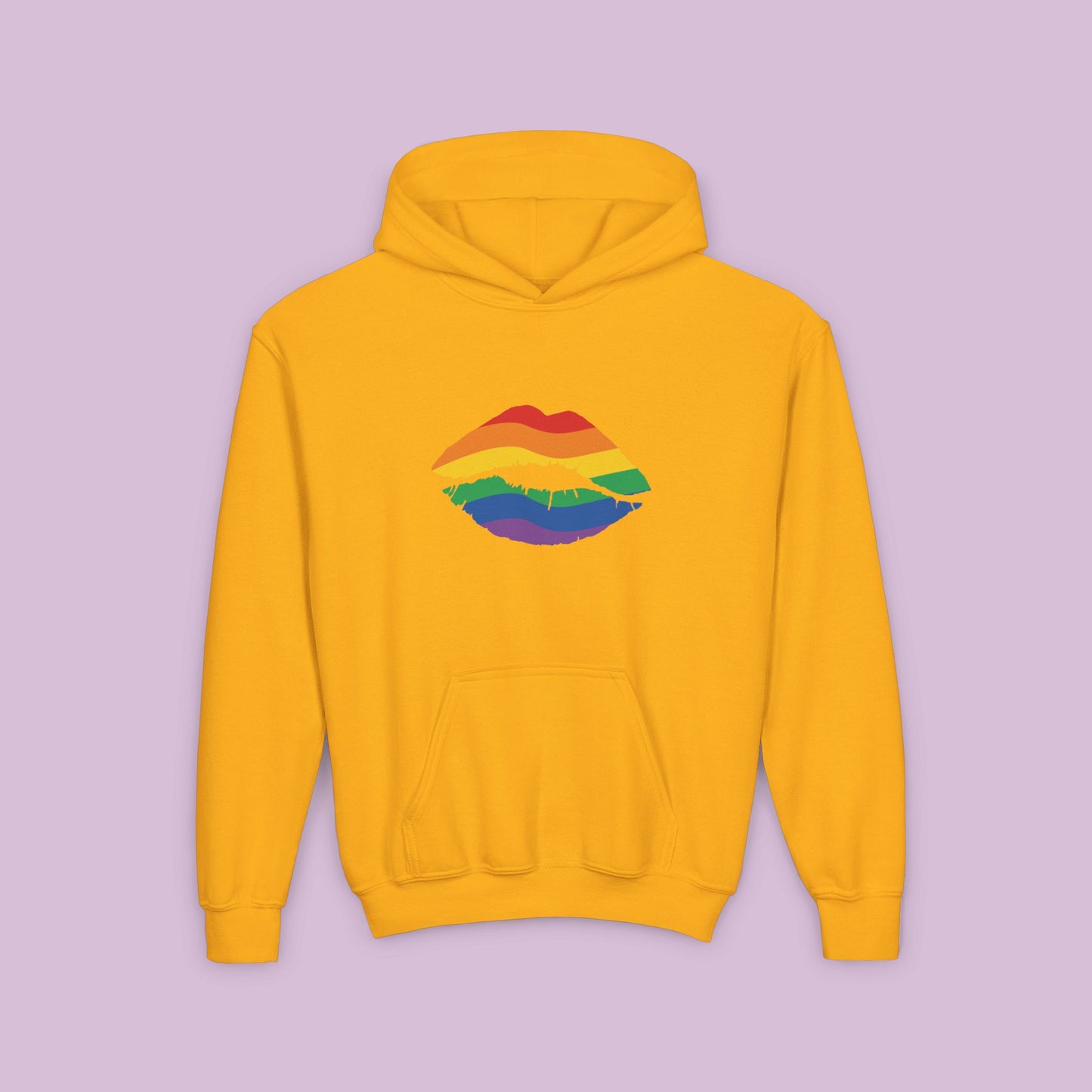 Rainbow Kiss Youth Hoodie