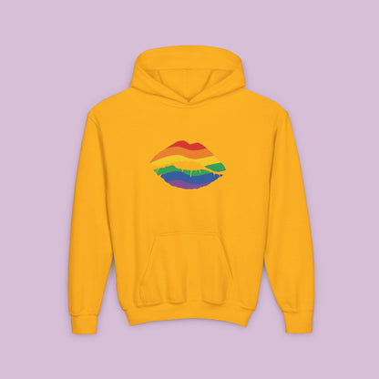 Rainbow Kiss Youth Hoodie