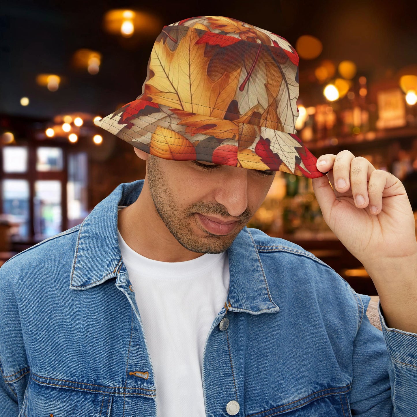 Autumn Leaves Bucket Hat