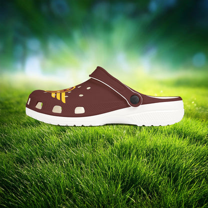 Washington DC Football Logo Foam Clogs