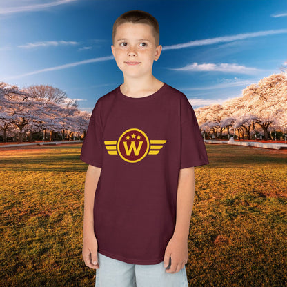 Washington DC Football Logo Kids Tee