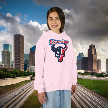 Houston Skull Youth Hoodie