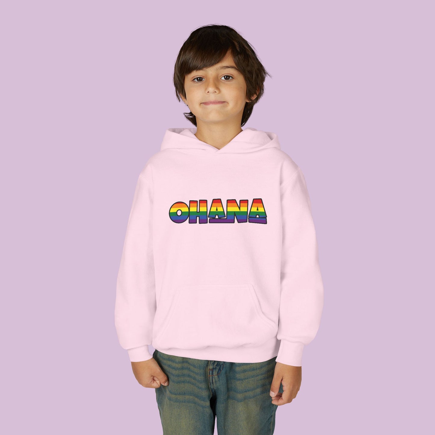 Rainbow Ohana Youth Hoodie