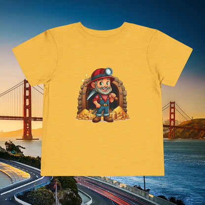 San Francisco Football Cartoon Miner Toddler Tee