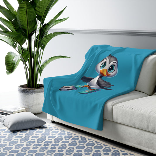 Minnesota United Little Loon Sherpa Fleece Blanket