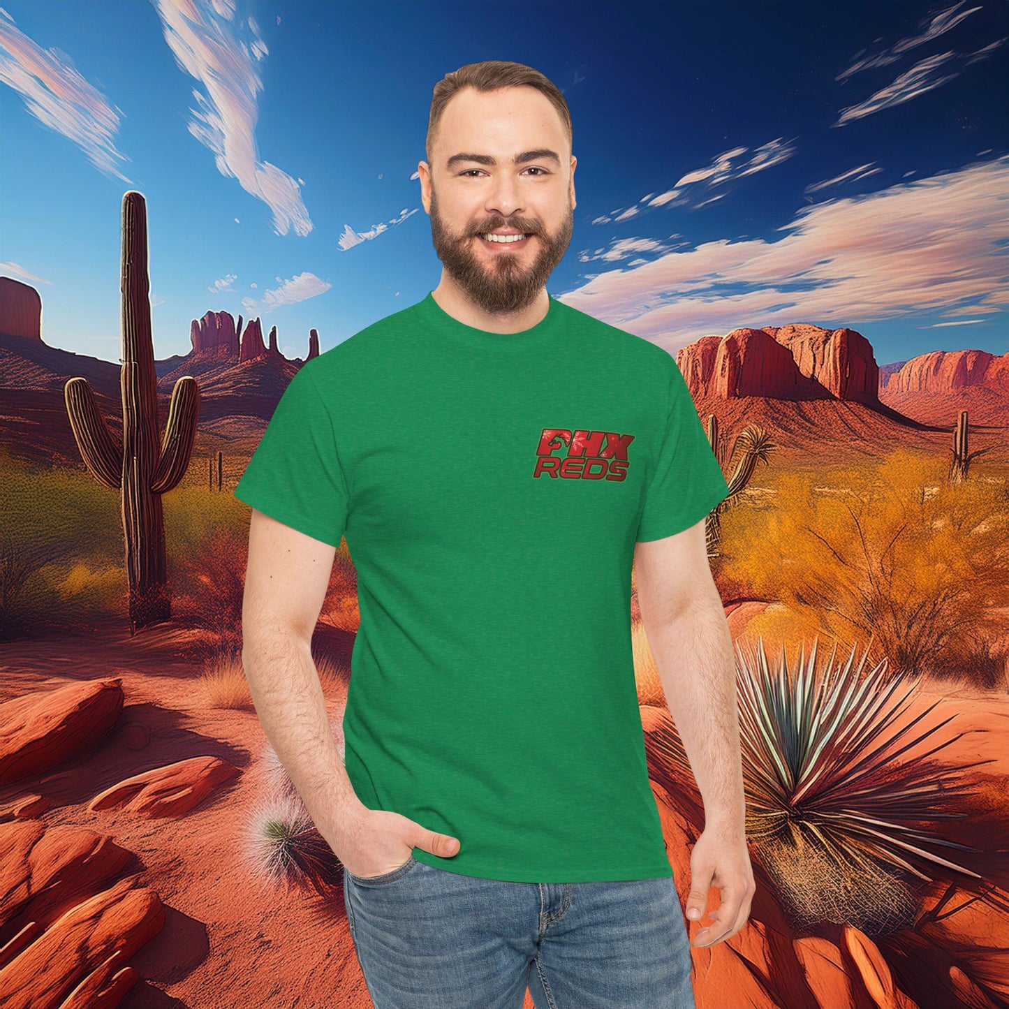 PHX Reds Christmas Crest Tee