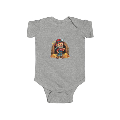 San Francisco Football Cartoon Miner Infant Bodysuit