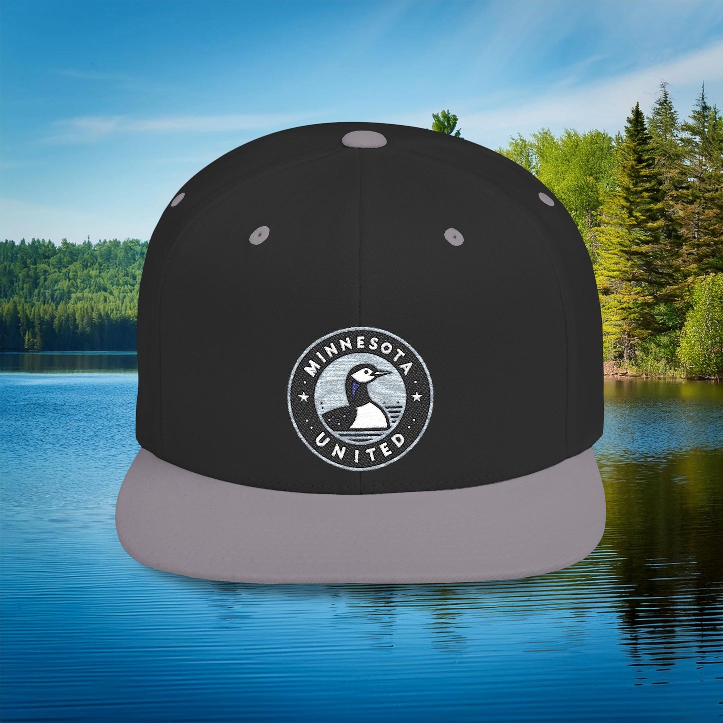 Minnesota United Crest Flat Bill Snapback
