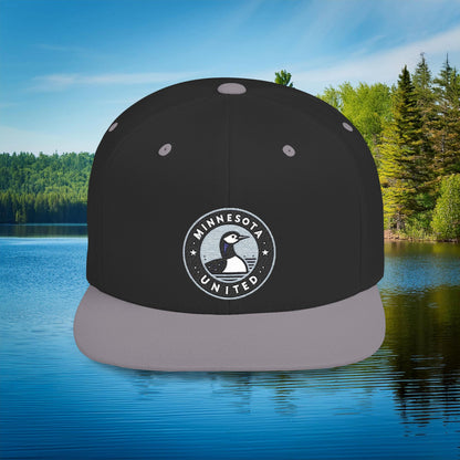 Minnesota United Crest Flat Bill Snapback