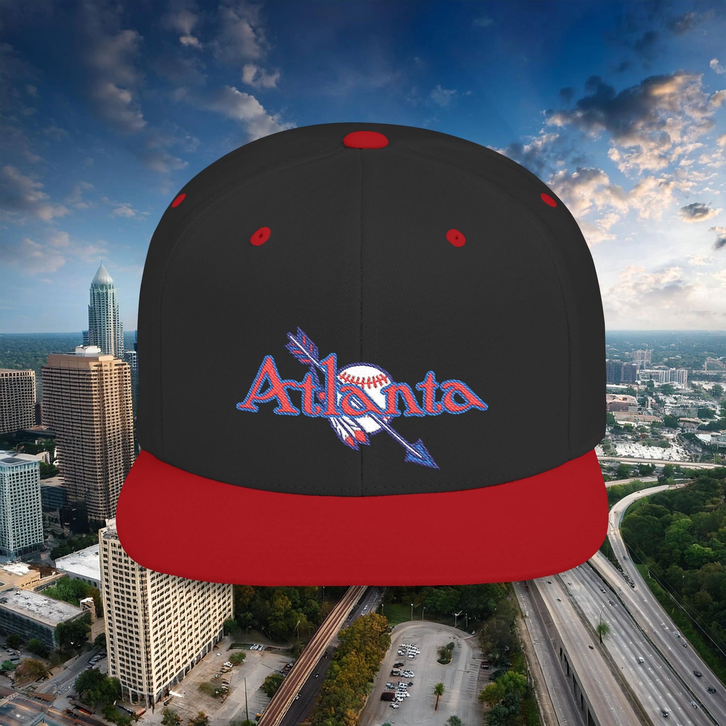 Atlanta Arrow Baseball Flat Bill Snapback