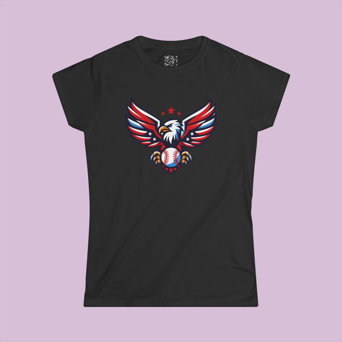 Washington Baseball Eagle Women's Softstyle Tee