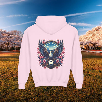 Washington Cherry Blossom Design Youth Hoodie