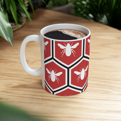 Honeycomb Ceramic Mug (11oz/15oz)